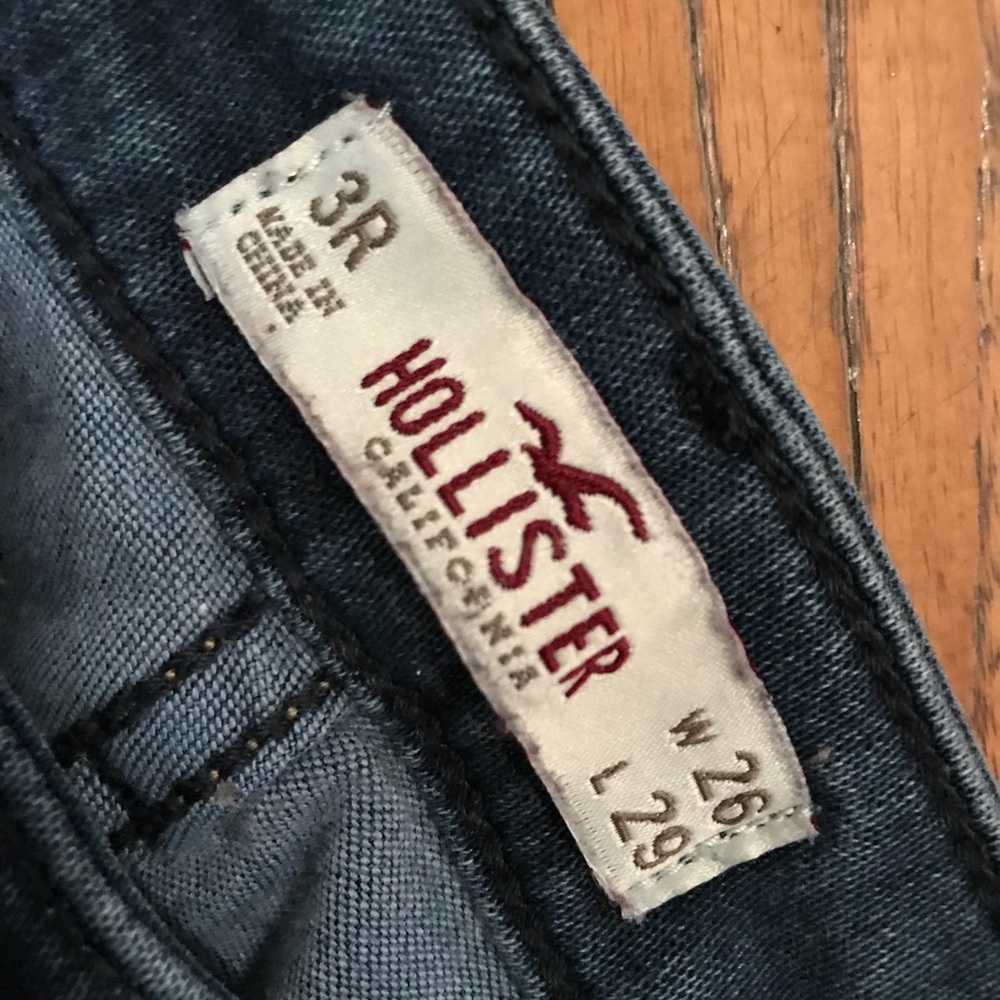Low rise Dark Blue Hollister Pants 3R